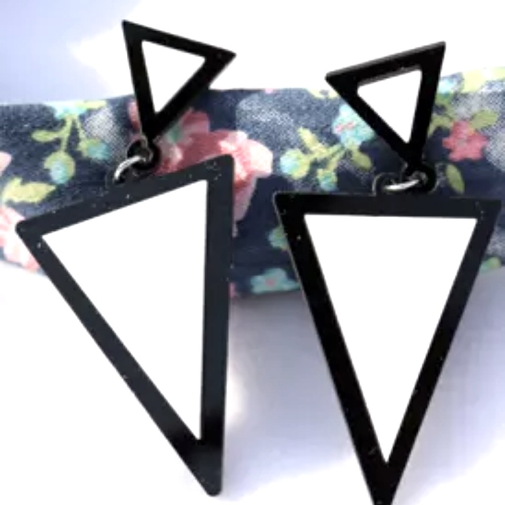 Triangle Drop Earrings